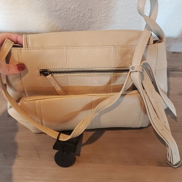 Day and Mood Fiona Leather Ivory Shoulder Bag NEW - Picture 4 of 9